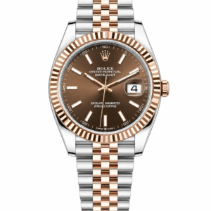 Chocolate Dial Two-Tone Dress Watch - Image 1