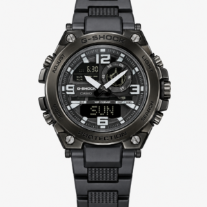 Black Dual-Display Sports Watch - Image 1